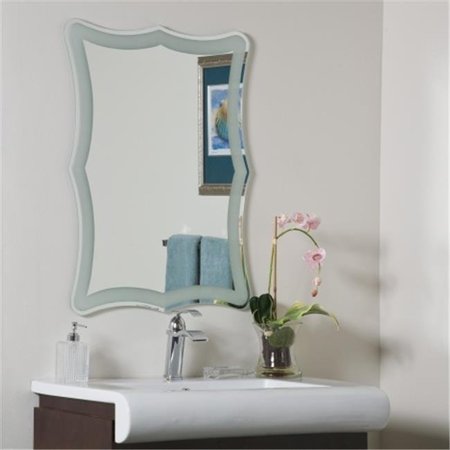 DECOR WONDERLAND Decor Wonderland SSM183 Coquette Frame-less Bathroom Mirror SSM183